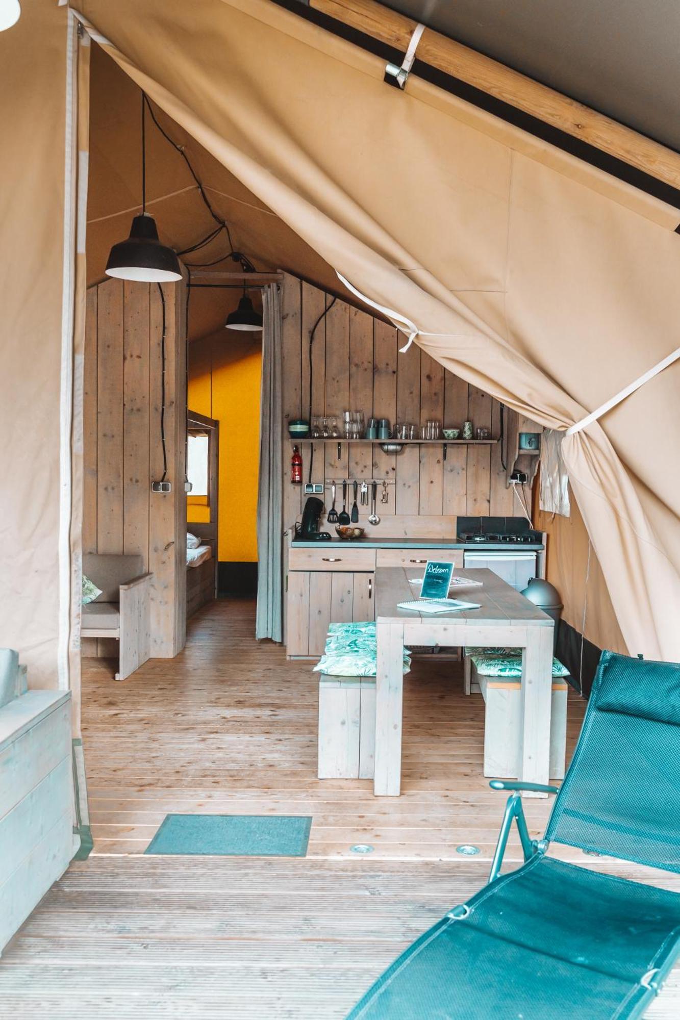 Glamping Holten luxe safaritent 2 Exteriör bild